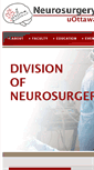 Mobile Screenshot of ottawaneurosurgery.com