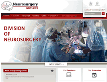 Tablet Screenshot of ottawaneurosurgery.com